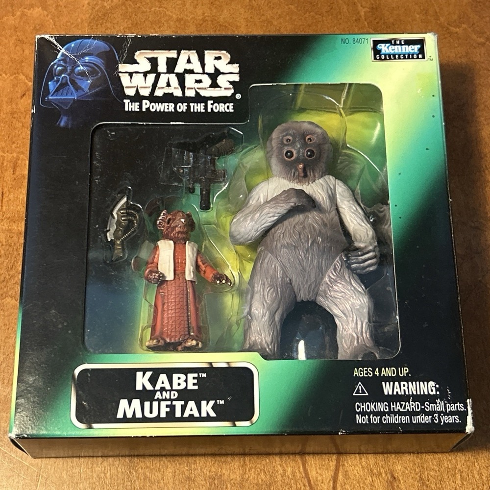 NEW SEALED Star Wars Kabe And Muftak Set 1998 Power of The Force